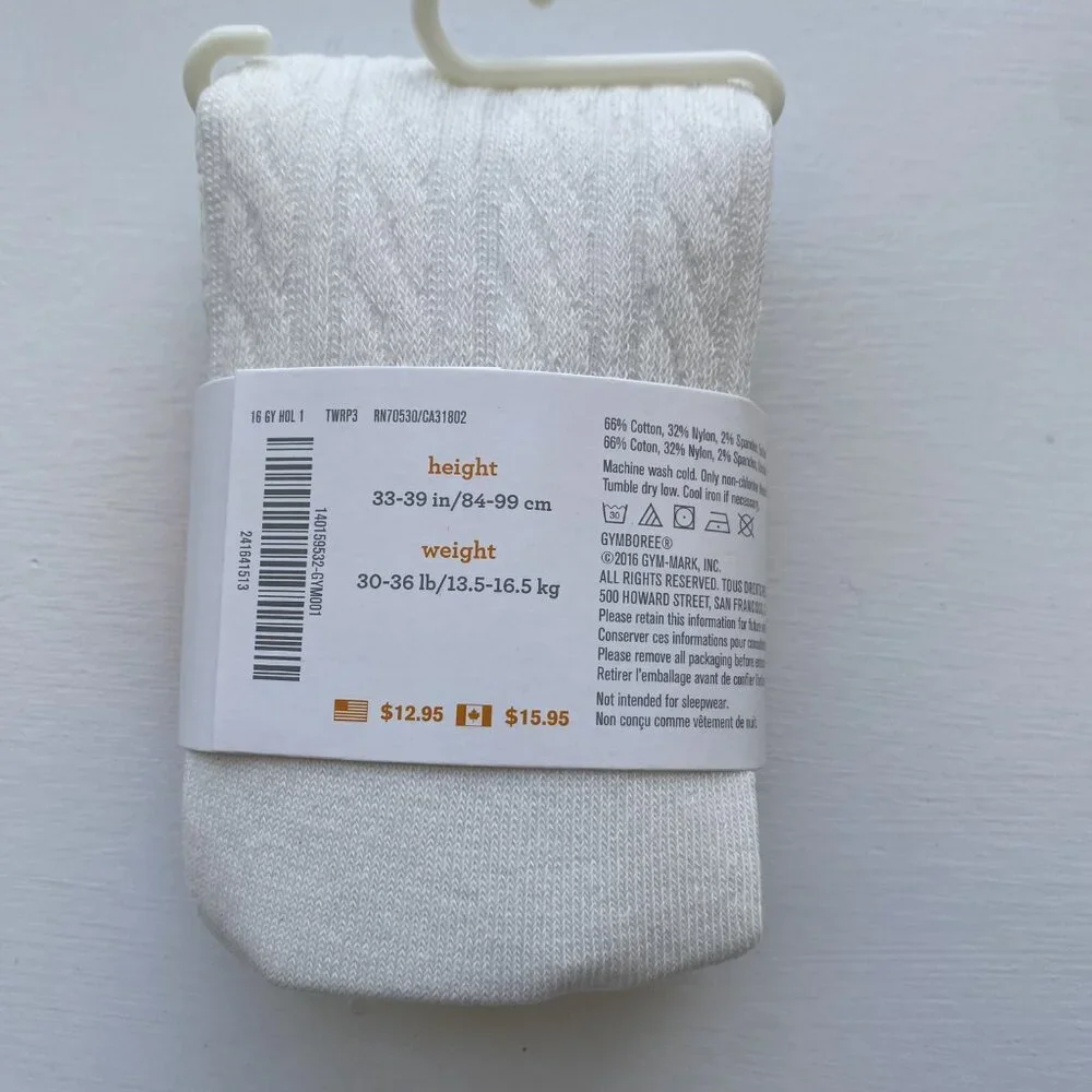 Gymboree tights collants 2T-3T